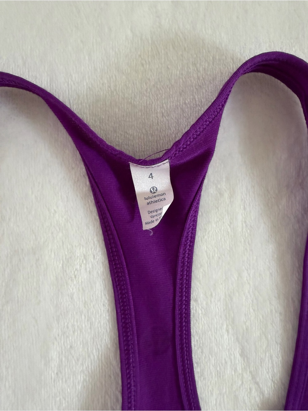 lululemon athletica Purple Racerback Tank - Picture 2 of 3